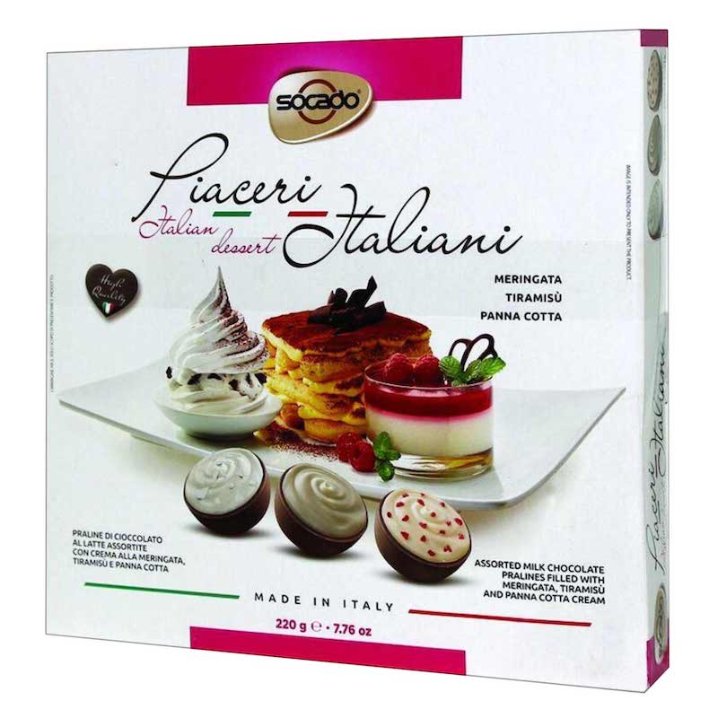 Socado Piaceri Italian Choc Assorted Bag 220g