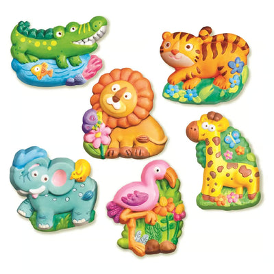 Zoo Animals; Mould And Paint Kit.