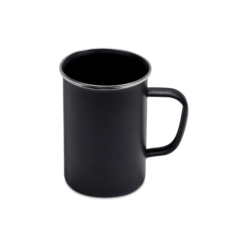 Serendipio Canyon Enamel Coffee Mug – 600ml -Black