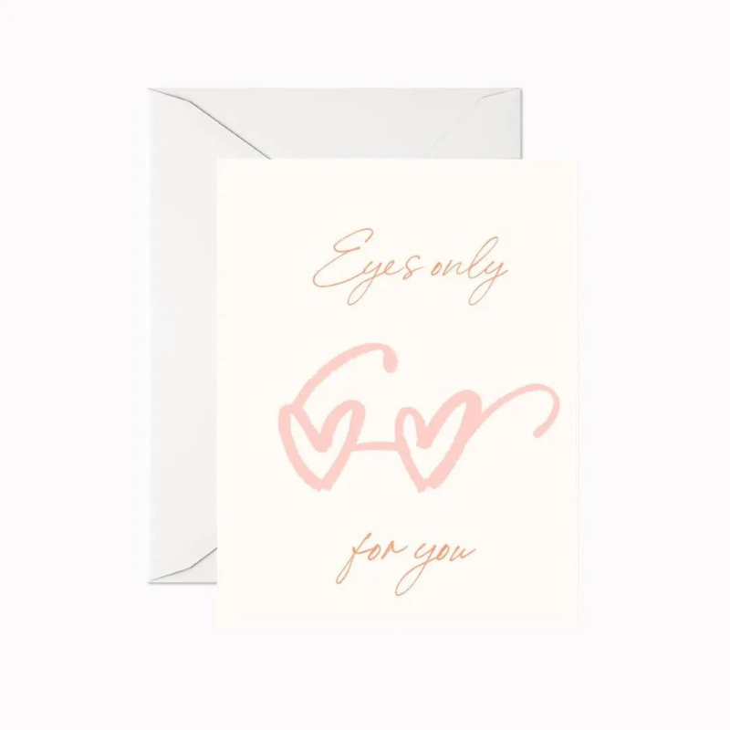 Eyes Only For You Greeting Card