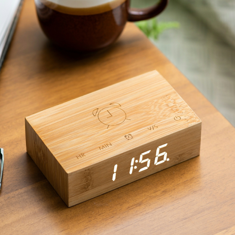 Gingko Flip Click Clock