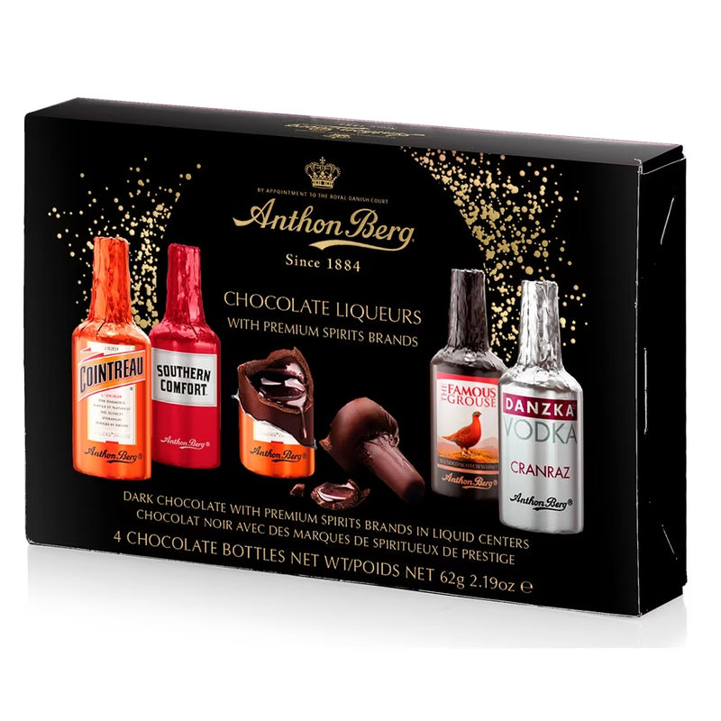 Anthon Berg Chocolate Liqueurs 4 Pieces 62g