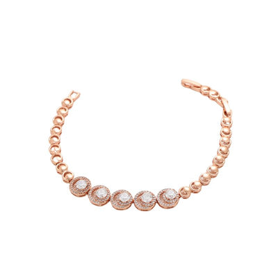 Diamond Rose Gold Bracelet