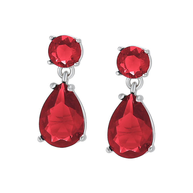 Esmeralda Ruby Drop Earrings