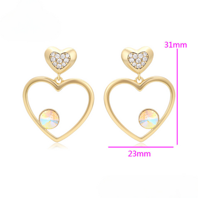 Juliette Love Heart Earrings