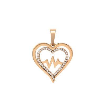 Teresa Heart Pendant with Necklace