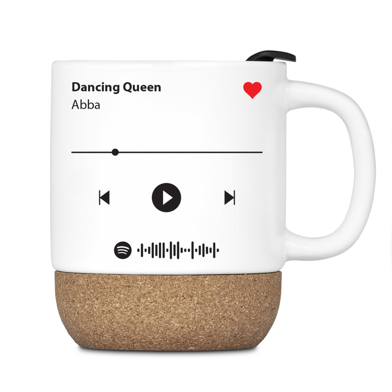 Spotify Music Upload Cork Mug