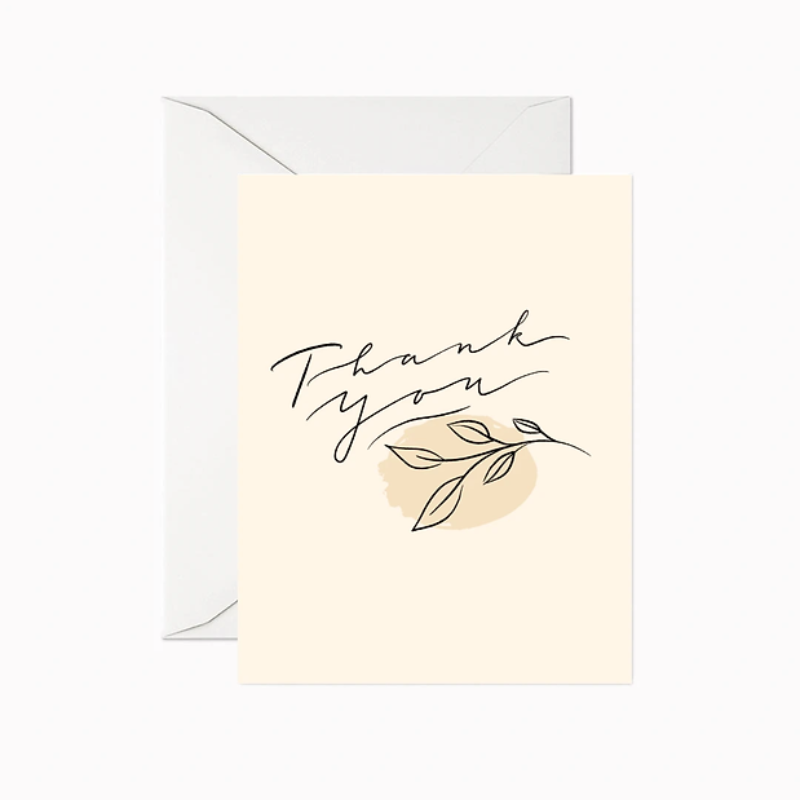 Thank You Greeting Card