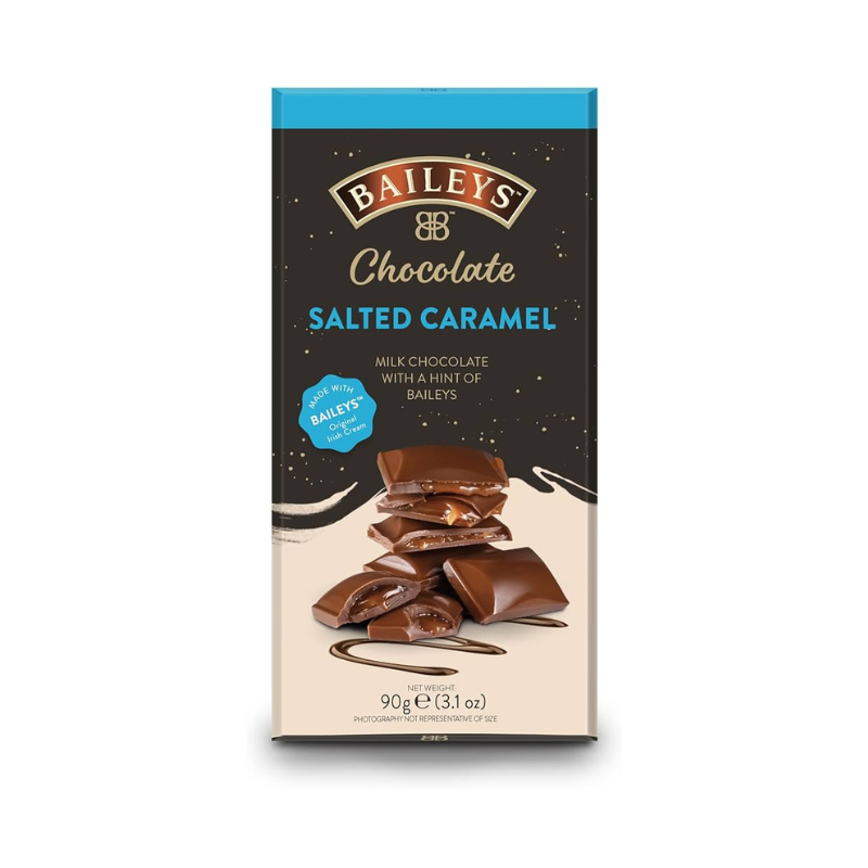 Baileys Salted Caramel Milk Chocolate Bar With Original Irish Cream 90g