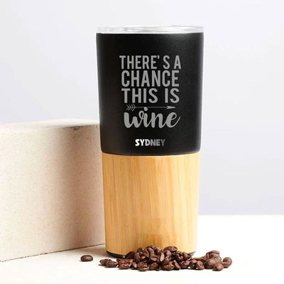 Bamboo Stainless Steel Travel Tumbler