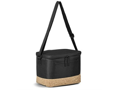 Black Dublin Compact Cooler Bag - 6 can