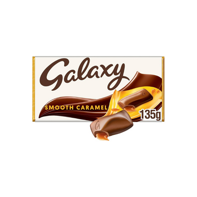 Galaxy Smooth Caramel & Milk Chocolate Block Bar