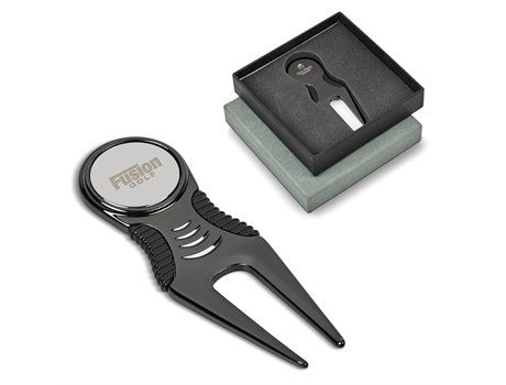 Gary Player Ace Divot Tool - Gun Metal