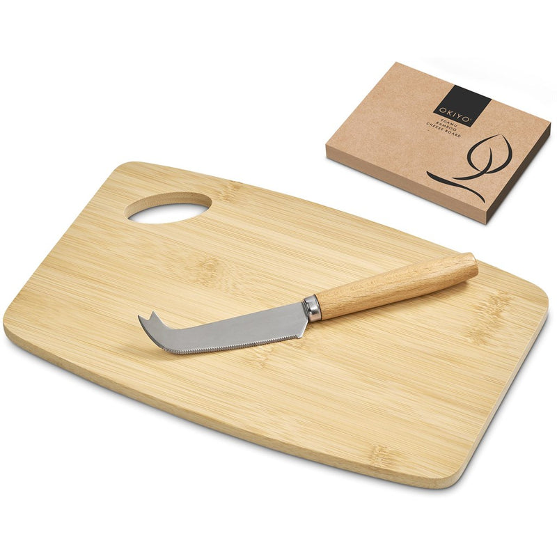 Okiyo Edamu Bamboo Cheese Board Set