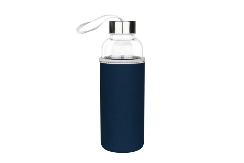 Glass Water Bottle With Pouch 550ml