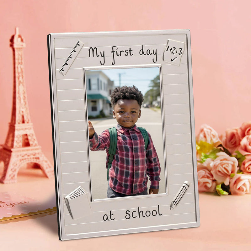 My First Day At School Photo Frame - 4"x6"