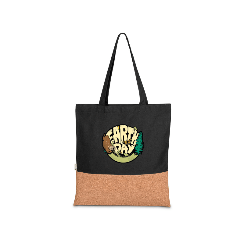 Personalised Cork & Cotton Shopper Bag