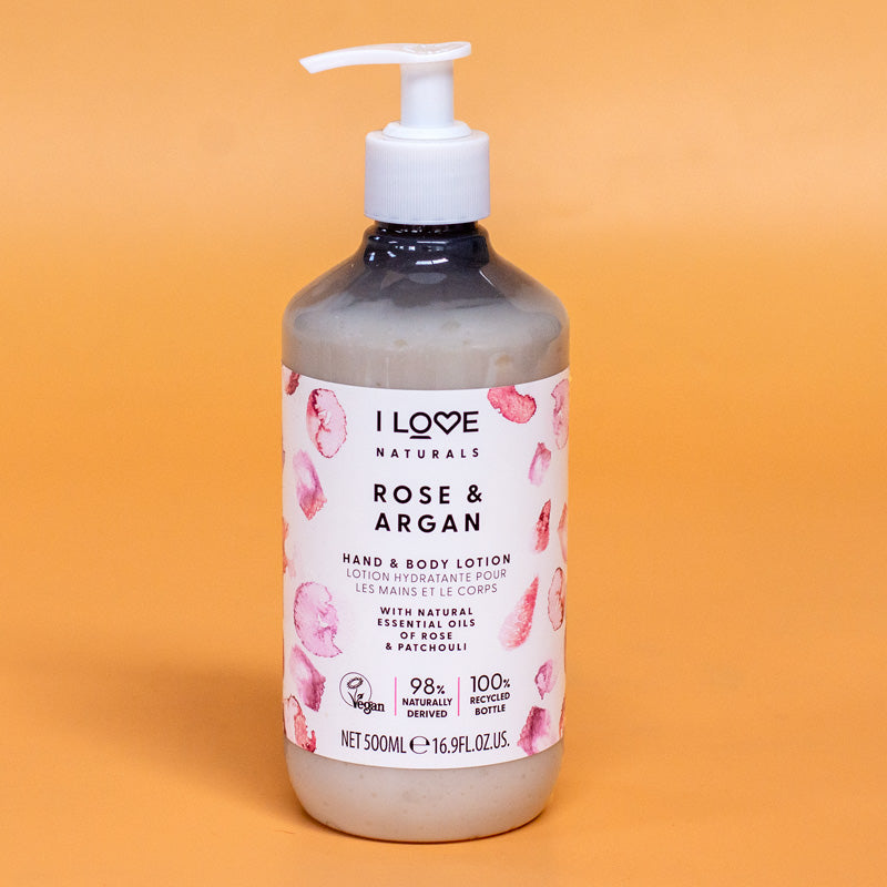 I LOVE Hand & Body Lotion - Rose & Argan