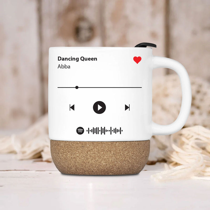 Spotify Music Upload Cork Mug