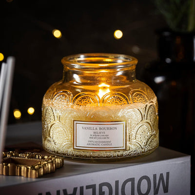 Deluxe Bourbon Aromatic Candle