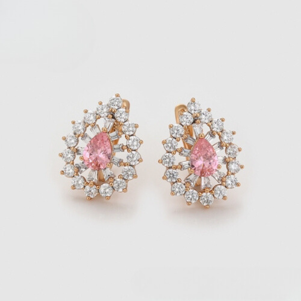 Olivia Pink Earrings Set