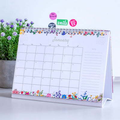 2025 A5 Desk Art Calendar