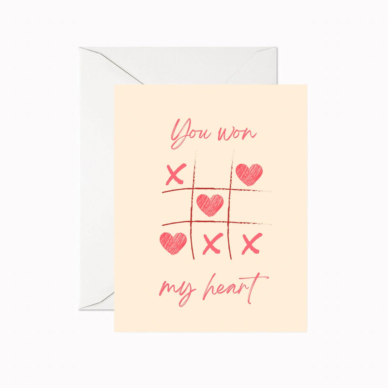 You Won My Heart Greeting Card