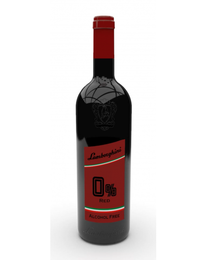 Lamborghini Red Zero Alcohol 0.75L