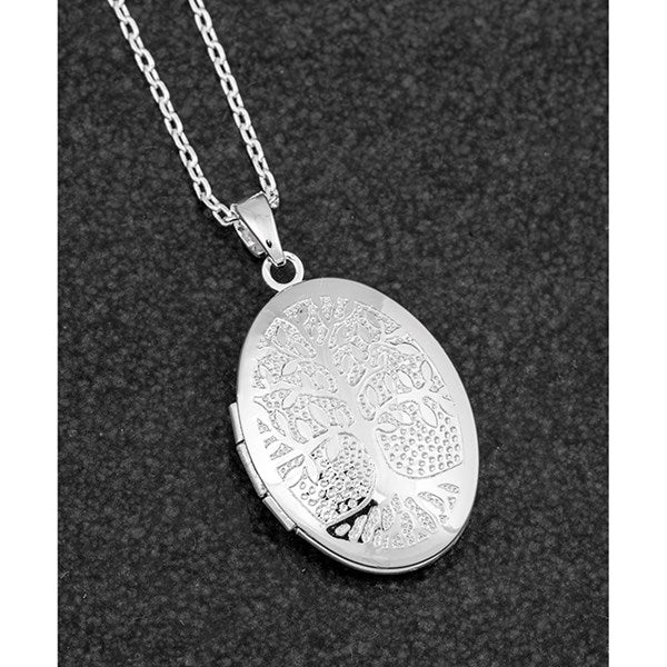 Tree of Life Silver Plated Locket