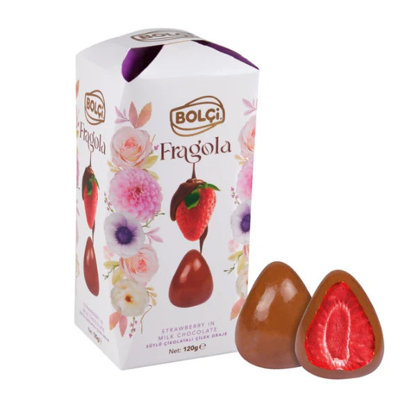 Bolci Fragola Milk Choc Strawberry box 120g