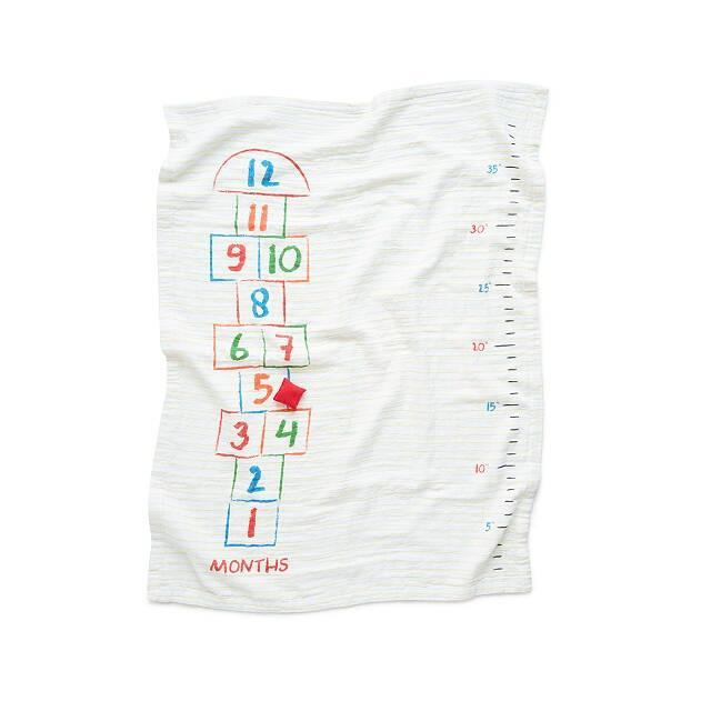 Baby Milestones Throw Blanket