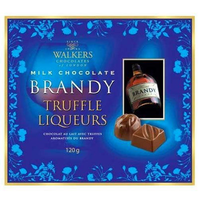 Walkers Milk Chocolate Brandy Truffle Liqueurs 120g