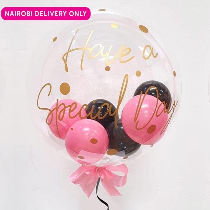 Personalised Helium Bubble- Special Day