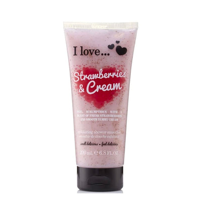 I LOVE Strawberries & Cream Shower Smoothie, 200ml