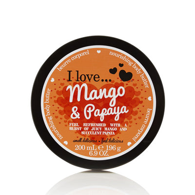 I LOVE Mango & Papaya Body Butter, 200ml