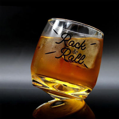 Rock & Roll Set Rocking Whisky Glasses-Set of 2