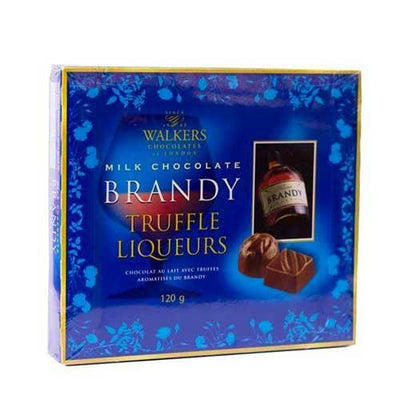 Walkers Milk Chocolate Brandy Truffle Liqueurs 120g