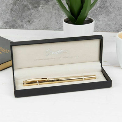 Stratton Ballpoint Pen - Gold Finish